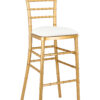 Bullion Gold Resin Steel Skeleton Chiavari Barstool BCRG-ST-AX-T