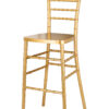 Bullion Gold Resin Steel Skeleton Chiavari Barstool BCRG-ST-AX-T