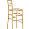 Bullion Gold Resin Steel Skeleton Chiavari Barstool BCRG-ST-AX-T