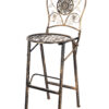 Vintage Copper/Gold Barcelona Bistro Barstool with Round Seat and Back by Chivari (Per Chair Price Shown – Sold only in Quantities of 2) BBBMRC-AX-T