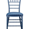 Chair Chiavari Resin – Deep Blue Sea, Color Core, (Steel-Core) A Series CCRDBS-STEEL-AX-T