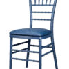 Chair Chiavari Resin – Deep Blue Sea, Color Core, (Steel-Core) A Series CCRDBS-STEEL-AX-T