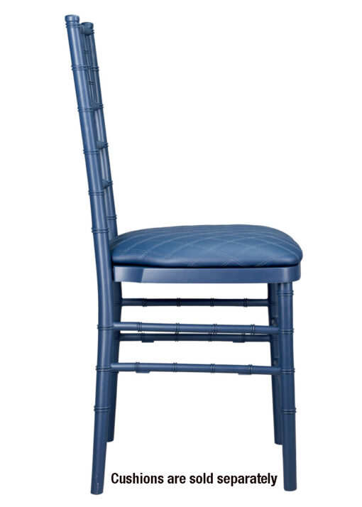 Chair Chiavari Resin – Deep Blue Sea, Color Core, (Steel-Core) A Series CCRDBS-STEEL-AX-T