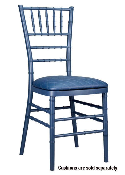 Chair Chiavari Resin – Deep Blue Sea, Color Core, (Steel-Core) A Series CCRDBS-STEEL-AX-T