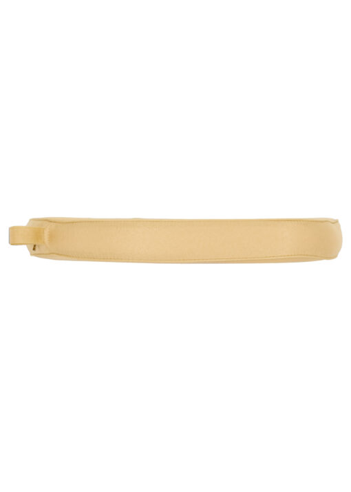 Gold Velcro Strap 2” Thick Cushion for Standard Cross Back Style Seat CUSHXSTRAP-GLD-AX-T