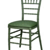 Chair Chiavari Resin – Hunter Green, Color Core, (Steel-Core) A Series CCRHG-STEEL-AX-T