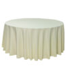 Ivory Round Table Cover