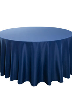 Navy Blue Round Table Cover