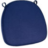 Navy Blue Velcro Strap 2” Thick Cushion for Standard Cross Back Style Seat CUSHXSTRAP-NVY-AX-T