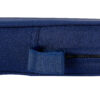 Navy Blue Velcro Strap 2” Thick Cushion for Standard Cross Back Style Seat CUSHXSTRAP-NVY-AX-T