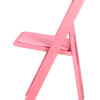 Pink with Pink Vinyl Cushion Resin Folding Chair CFRP-AX-T