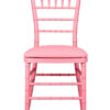 Chair Chiavari Resin – Pink, Color Core, (Steel-Core) A Series CCRP-STEEL-AX-T