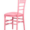 Chair Chiavari Resin – Pink, Color Core, (Steel-Core) A Series CCRP-STEEL-AX-T