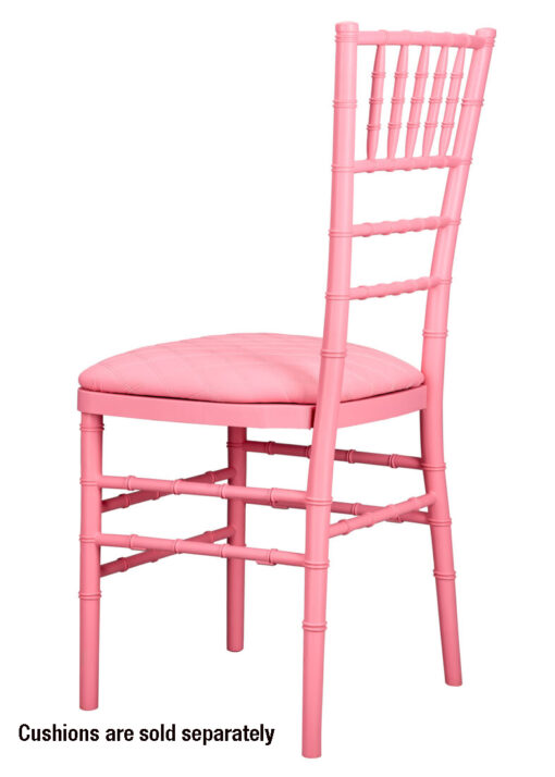 Chair Chiavari Resin – Pink, Color Core, (Steel-Core) A Series CCRP-STEEL-AX-T