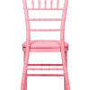 Chair Chiavari Resin – Pink, Color Core, (Steel-Core) A Series CCRP-STEEL-AX-T