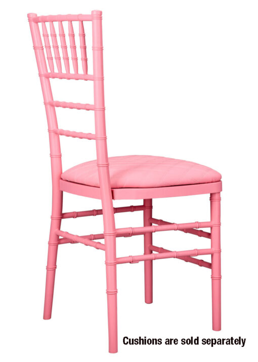 Chair Chiavari Resin – Pink, Color Core, (Steel-Core) A Series CCRP-STEEL-AX-T