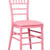 Chair Chiavari Resin – Pink, Color Core, (Steel-Core) A Series CCRP-STEEL-AX-T