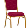 Red Crown Banquet Gold Frame Square Dots Chair CQCFRD-ZF-T