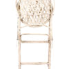 White Barcelona Bistro Barstool with Round Seat and Back BBBMRW-AX-T