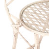 White Barcelona Bistro Barstool with Round Seat and Back BBBMRW-AX-T