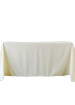 Ivory Rectangle Table LInen