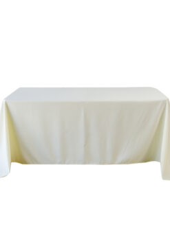 Ivory Rectangle Table LInen