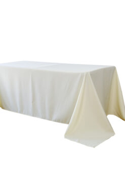 Ivory Rectangle Table Linen