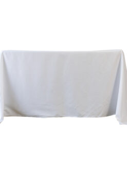 White Rectangle Table Linen